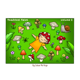 Toadstool Tales Vol 1 Colouring Book | Colour Me Virgo