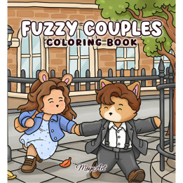 Fuzzy Couples Colouring Book by MoyoArt | Hand Drawn Art