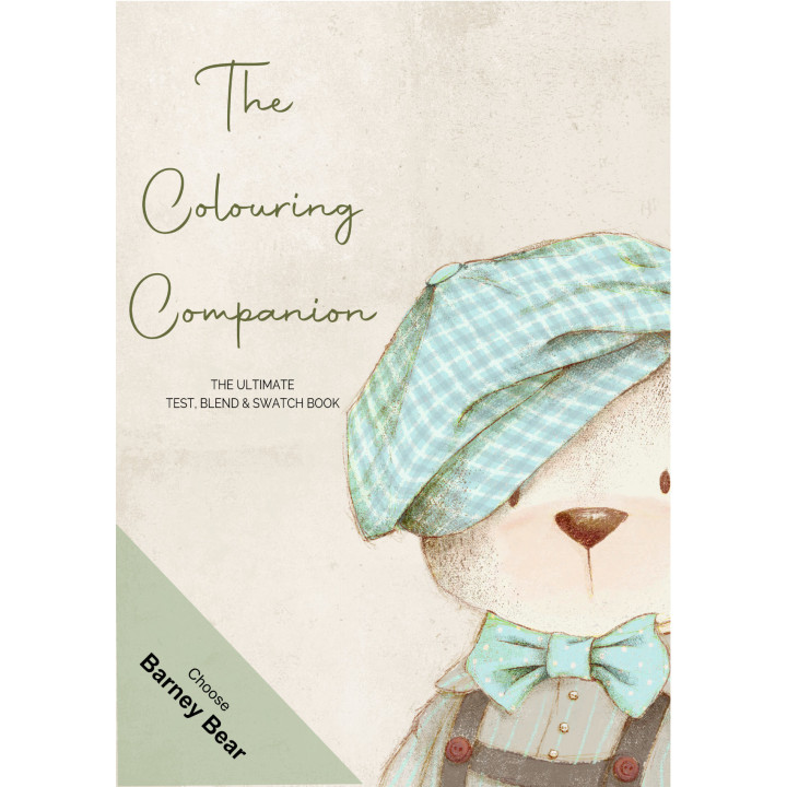 Colouring Companion Test & Blend Book | A5 | Hand Drawn Art