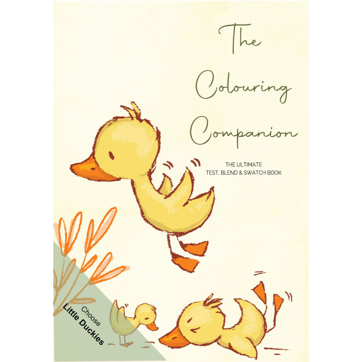 Colouring Companion Test & Blend Book | A5 | Hand Drawn Art