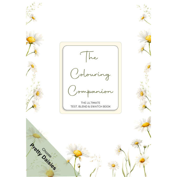 Colouring Companion Test & Blend Book | A5 | Hand Drawn Art