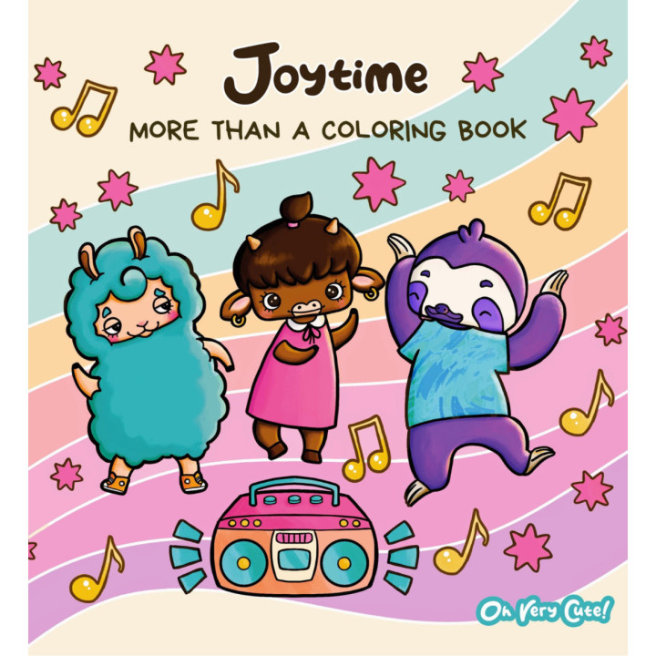Joytime Coloring Book by Oh Very Cute! | Hand Drawn Art