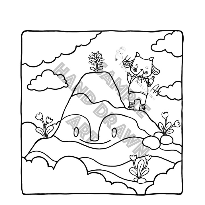 Joytime Coloring Book by Oh Very Cute! | Hand Drawn Art