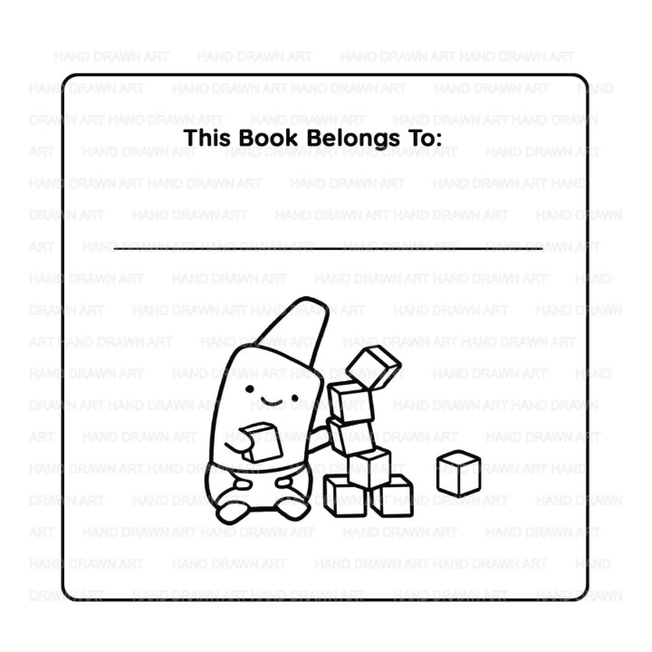 Silly Crayons Cute Funny Coloring Book by Tom Pecha | Hand Drawn Art