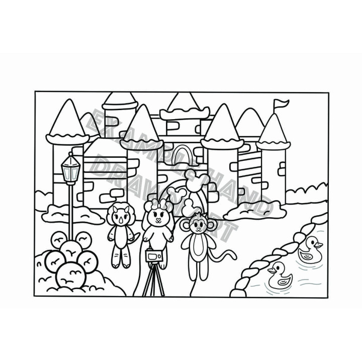 Adventures of Ted and Friends Colouring Book | Colourwithmiax